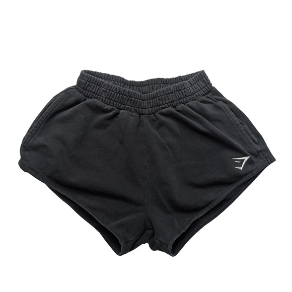 Gymshark Pants - Gymshark Black Women's High-Waist Stretch Shorts